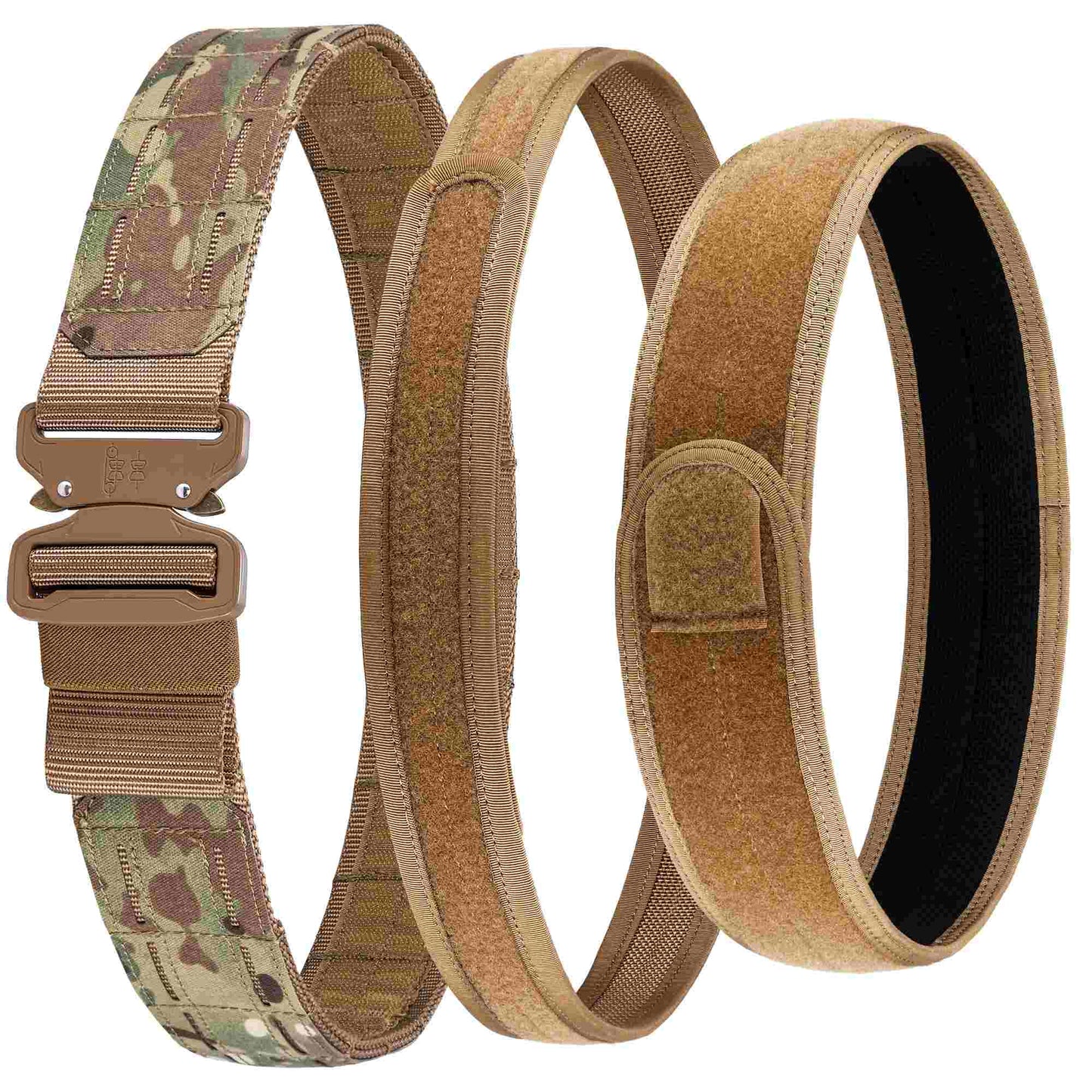 Tactical MOLLE Battle Belt with Quick Release Buckle-0