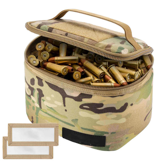 Tactical Ammo Bag, Ammos Transportation Bag for Pistol Rifle and Shotgun Range-0