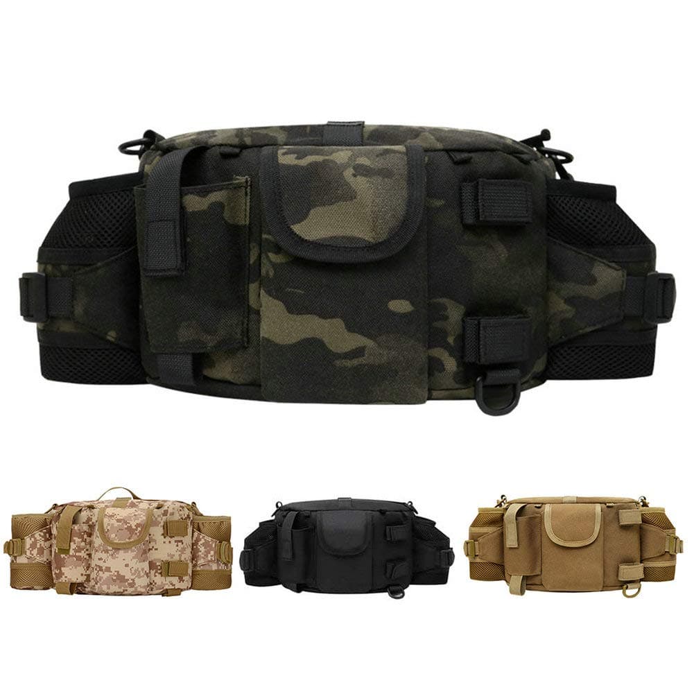 Military Tactical Waist Pack Bag Fanny Pack Sling Bags-6
