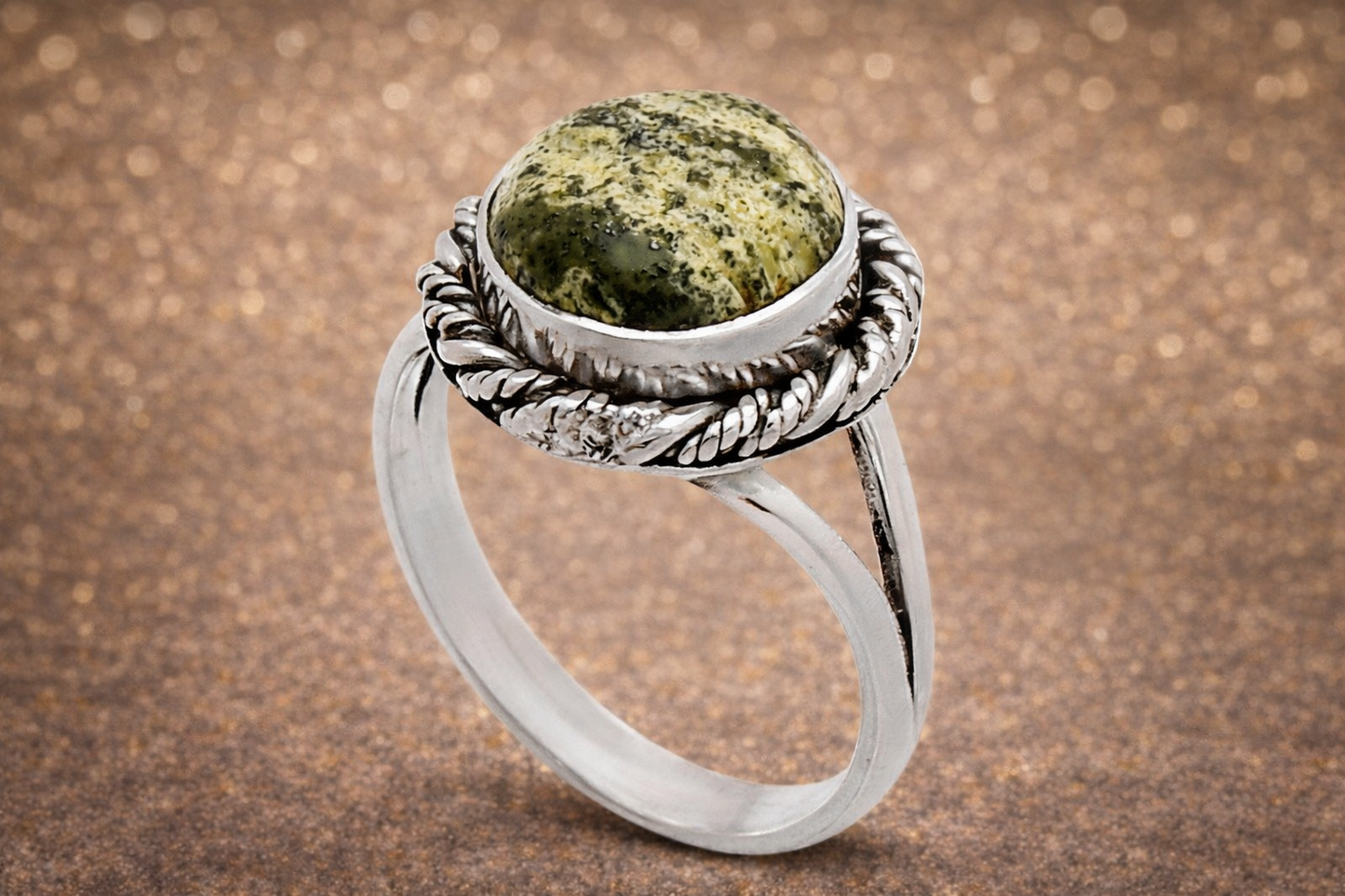 Natural Chrysotile Ring size-8 R-1014 SDR231558