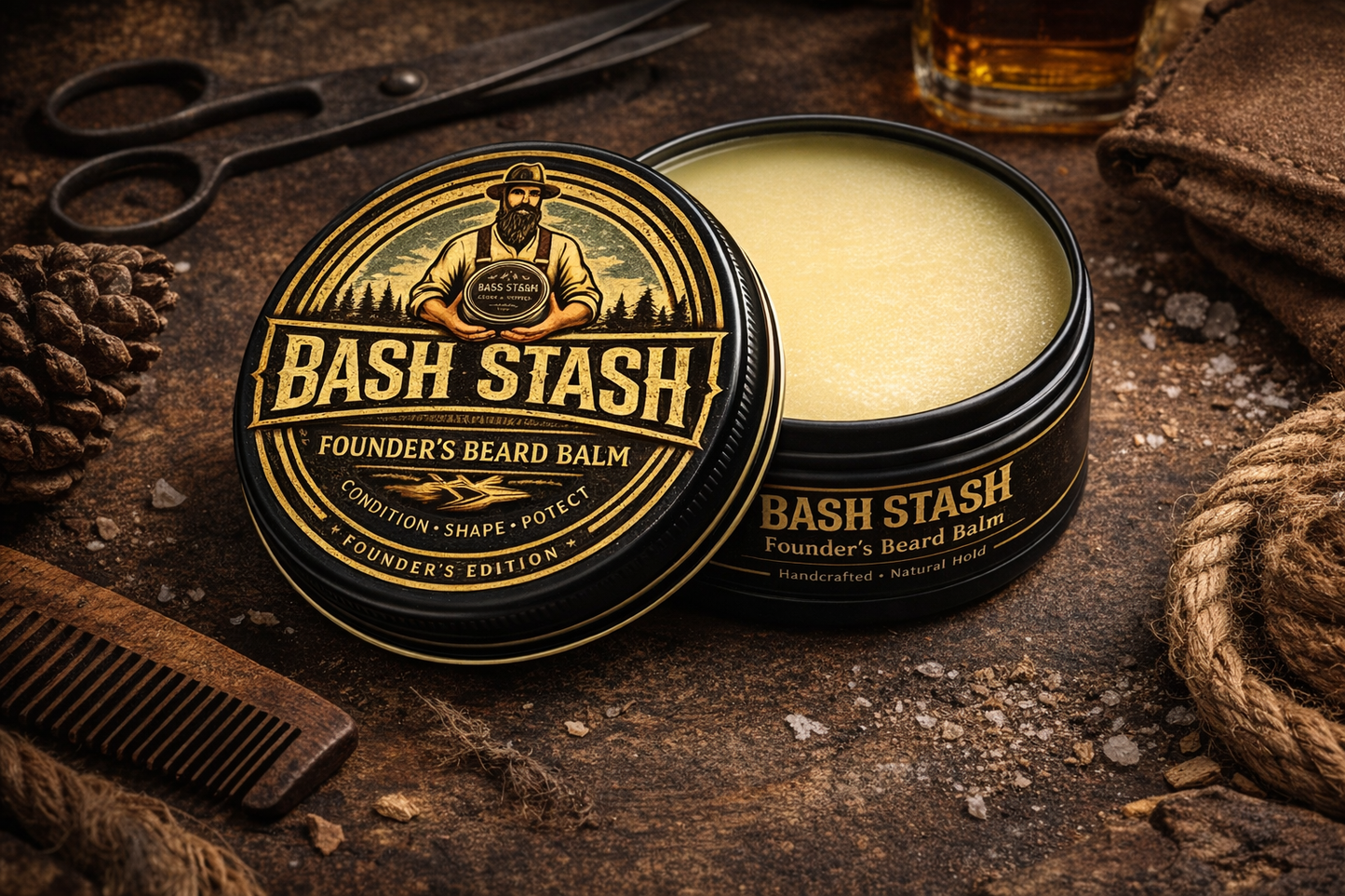 BASH STASH — Founder's Beard Balm (Pre-Order)