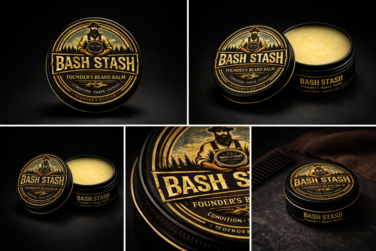 BASH STASH — Founder's Beard Balm (Pre-Order)