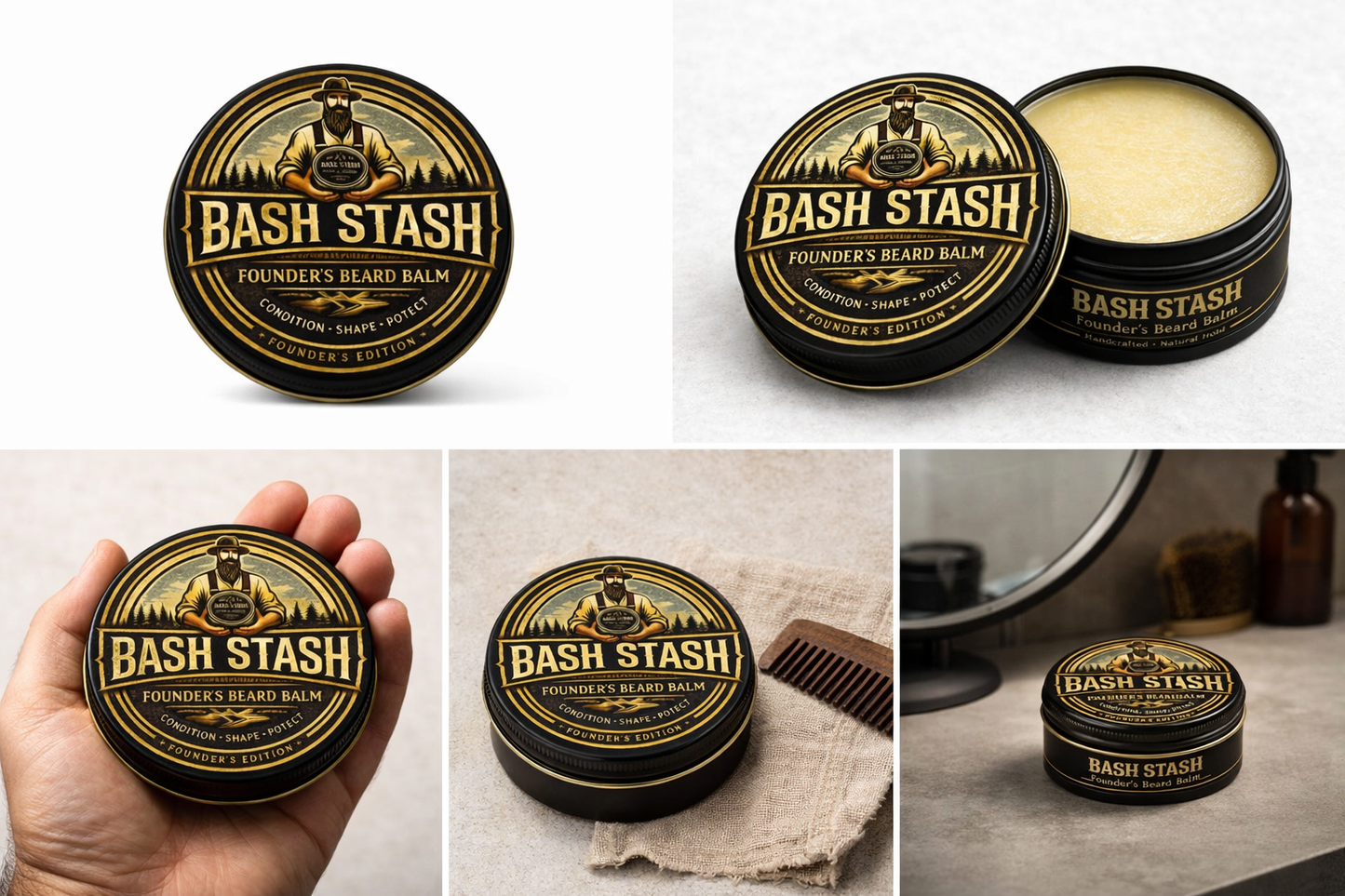BASH STASH — Founder's Beard Balm (Pre-Order)