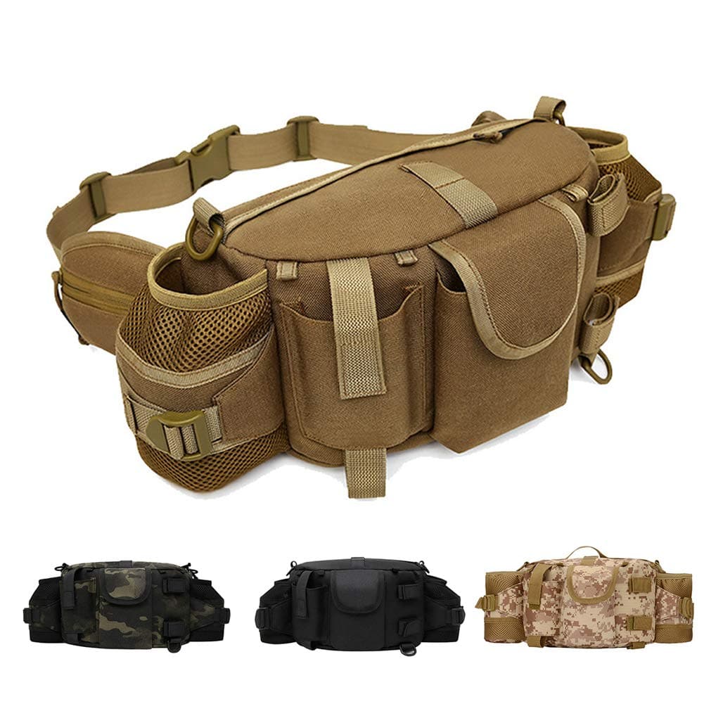 Military Tactical Waist Pack Bag Fanny Pack Sling Bags-0