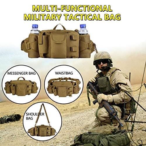 Military Tactical Waist Pack Bag Fanny Pack Sling Bags-2